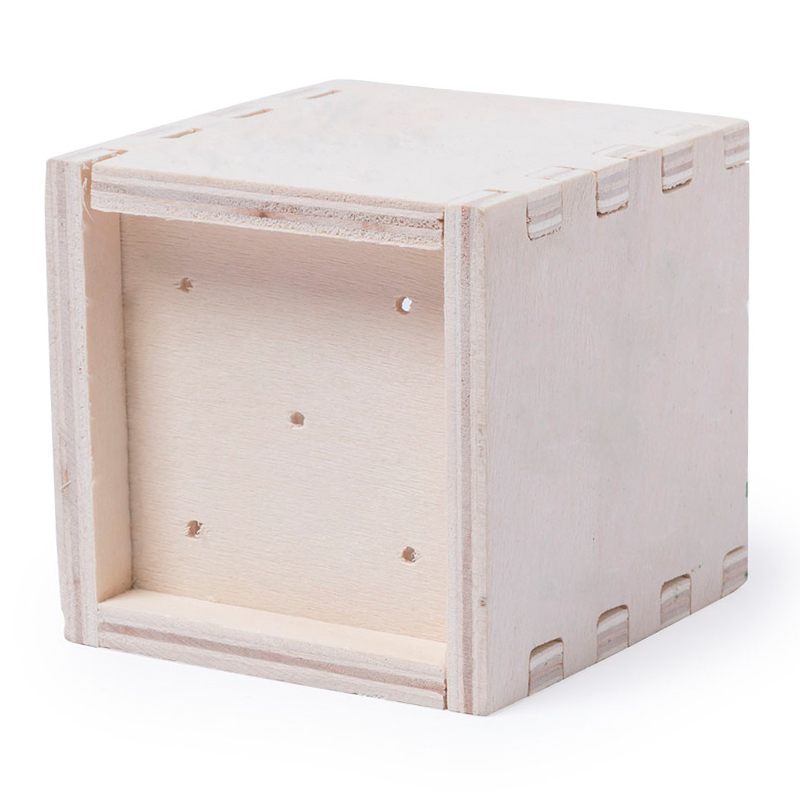 Pot en bois avec menthe - image 4